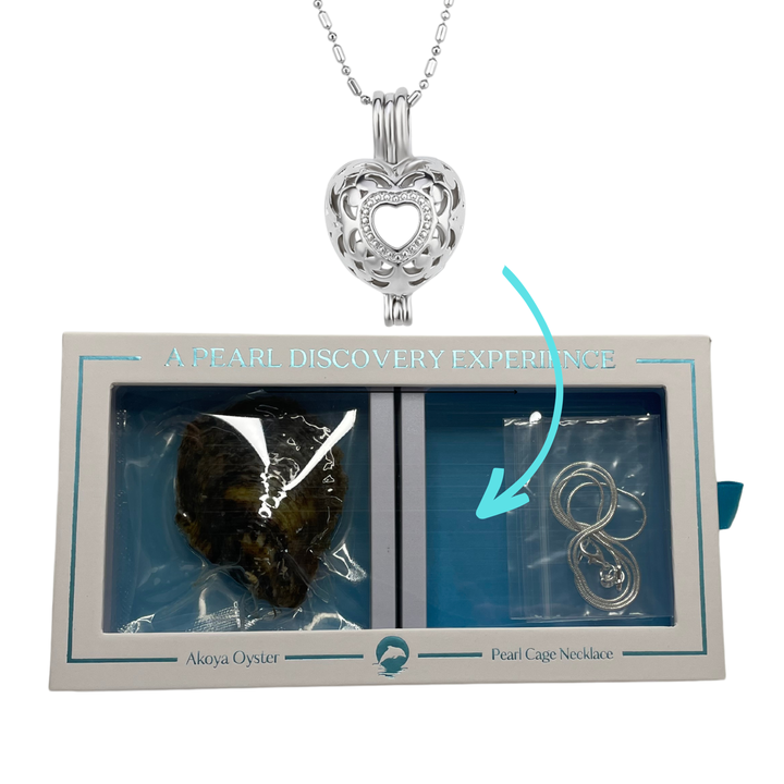 Heart - DIY Oyster and Necklace Box Set