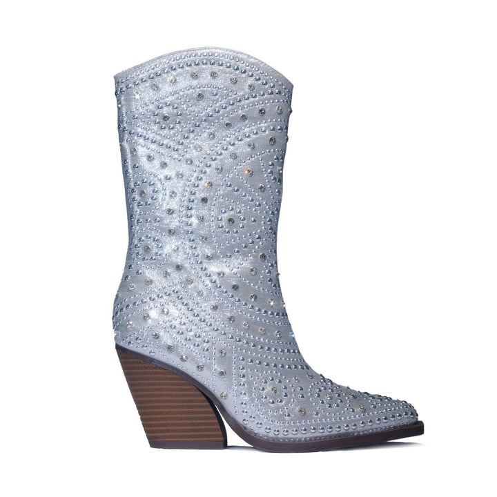 STUD RHINESTONES COWBOY BOOTIE