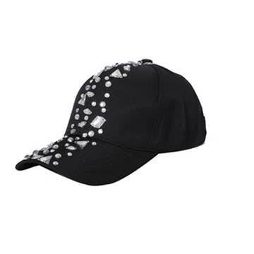 Rhinestone Pattern Baseball Cap Hat