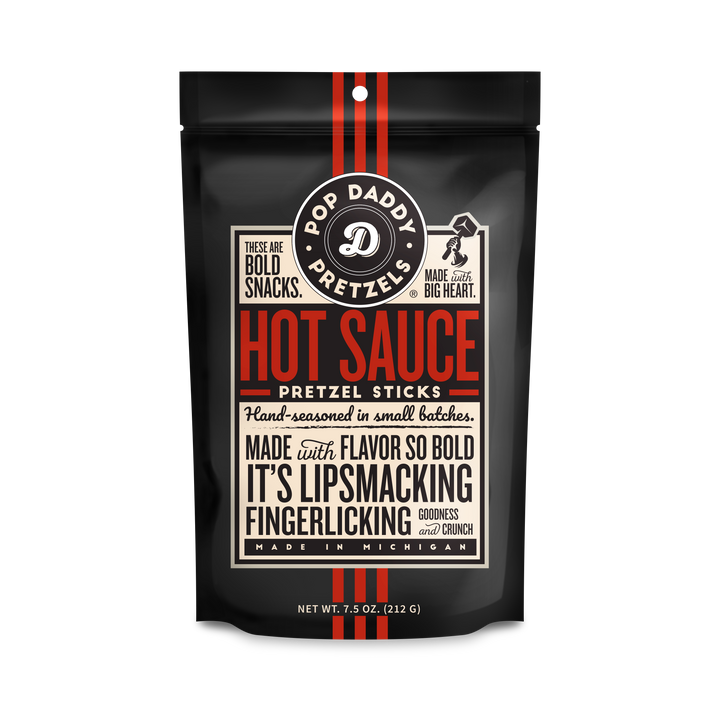 Pop Daddy – Hot Sauce Seasoned Pretzels