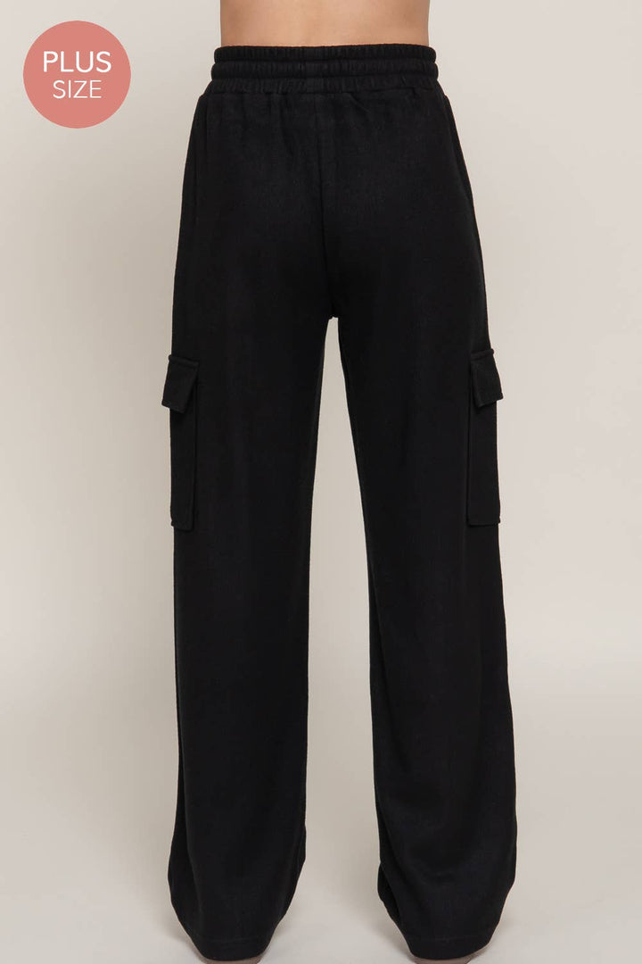 CURVY Side Pocket Knit Corduroy Pant