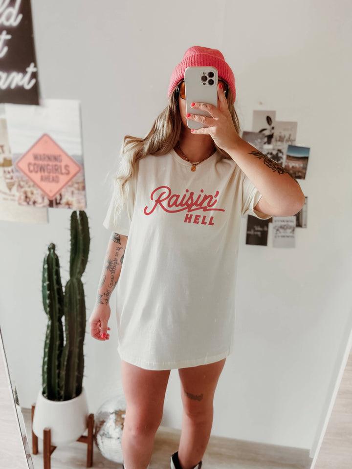 Raisin’ Hell Graphic Tee