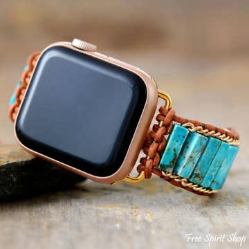 Turquoise Jasper Apple Band 38-41mm