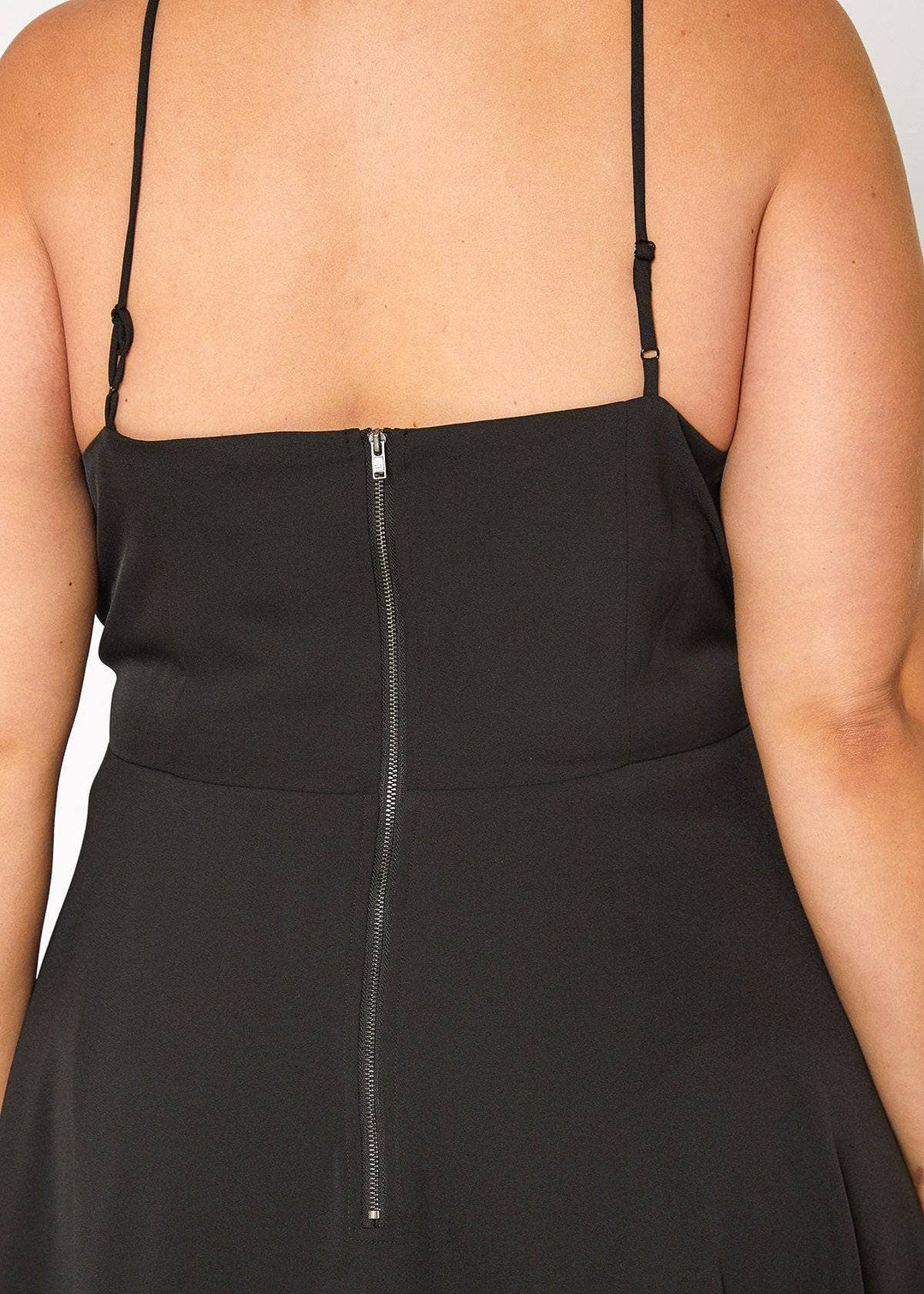 Curvy Spaghetti Strap Cocktail Dress